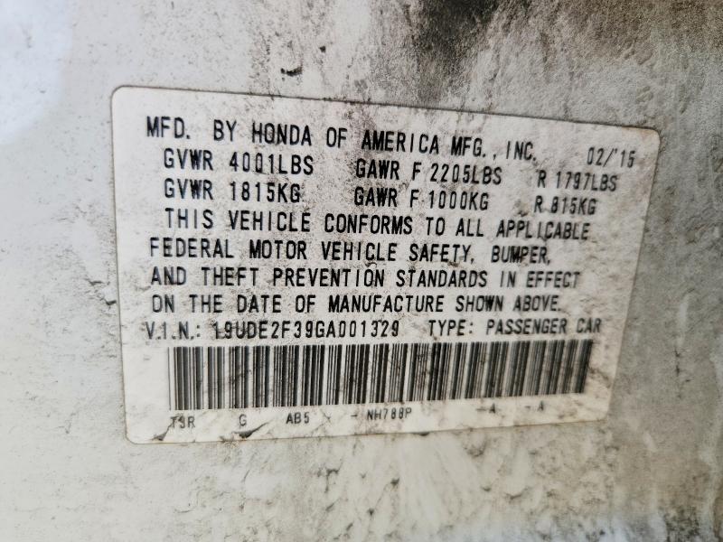 Продажа на аукционе авто 2016 Acura Ilx, vin: 19UDE2F39GA001329, номер лота: 49632206