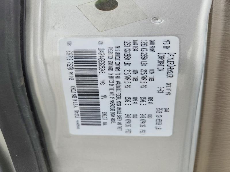 50130666 :رقم المزاد ، 1D4GP44363B252451 vin ، 2003 Dodge Grand Caravan مزاد بيع