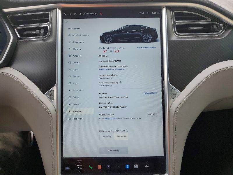 48942676 :رقم المزاد ، 5YJSA1E48GF143670 vin ، 2016 Tesla Model S مزاد بيع