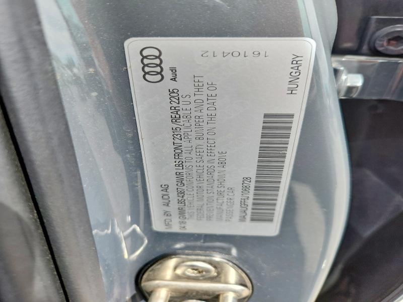 Продажа на аукционе авто 2018 Audi A3, vin: WAUAUGFF6J1068728, номер лота: 49647106