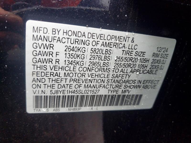 Продажа на аукционе авто 2025 Acura Mdx, vin: 5J8YE1H45SL021527, номер лота: 48037896