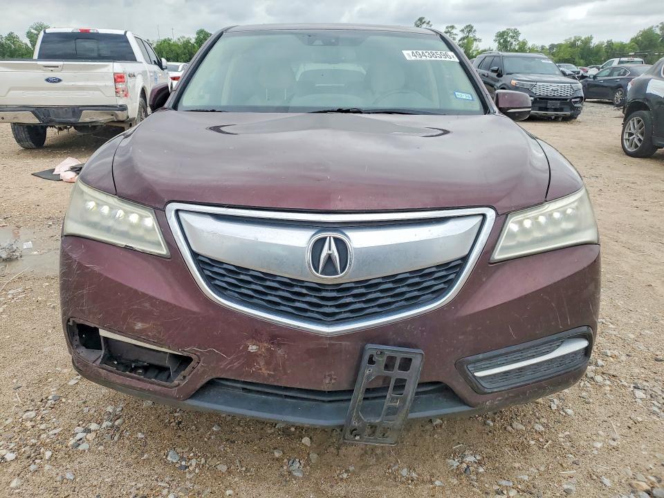 Продаж на аукціоні авто 2015 Acura Mdx, vin: 5FRYD3H47FB009805, номер лоту: 49438596