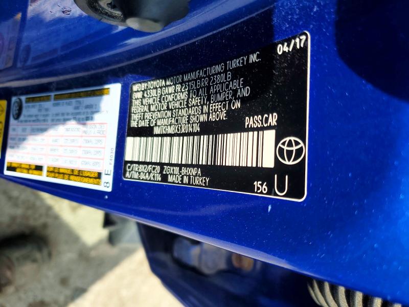 50722556 :رقم المزاد ، NMTKHMBX3JR014104 vin ، 2018 Toyota C-hr مزاد بيع