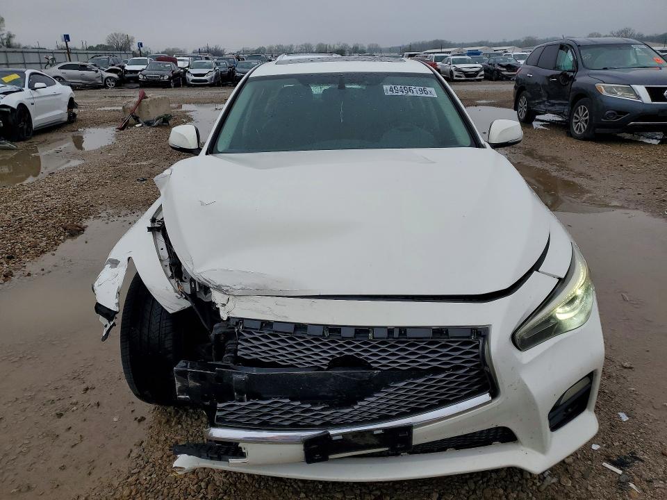 2014 Infiniti Q50 მანქანა იყიდება აუქციონზე, vin: JN1BV7AR4EM698695, აუქციონის ნომერი: 49496196
