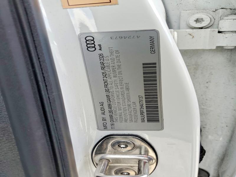 48175856 :رقم المزاد ، WAUUPBFF3HA079137 vin ، 2017 Audi A3 مزاد بيع