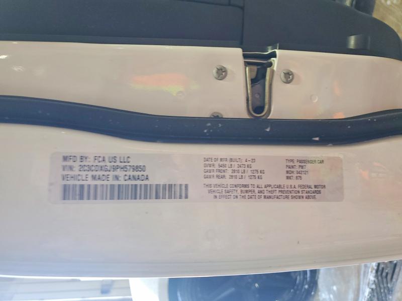 48876366 :رقم المزاد ، 2C3CDXGJ9PH579850 vin ، 2023 Dodge Charger مزاد بيع