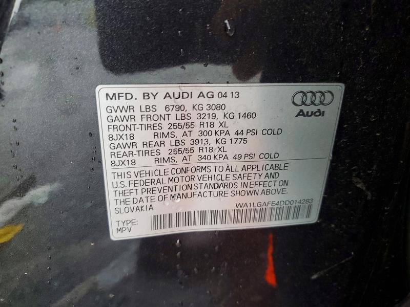 Aukcja sprzedaży 2013 Audi Q7, vin: WA1LGAFE4DD014283, numer aukcji: 50678096