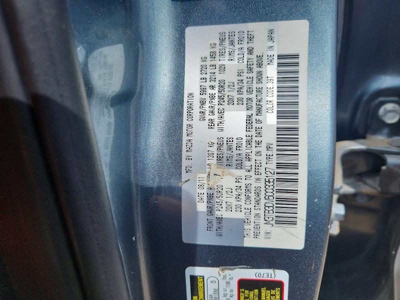 Aukcja sprzedaży 2012 Mazda Cx-9, vin: JM3TB3DV6C0335127, numer aukcji: 49461776