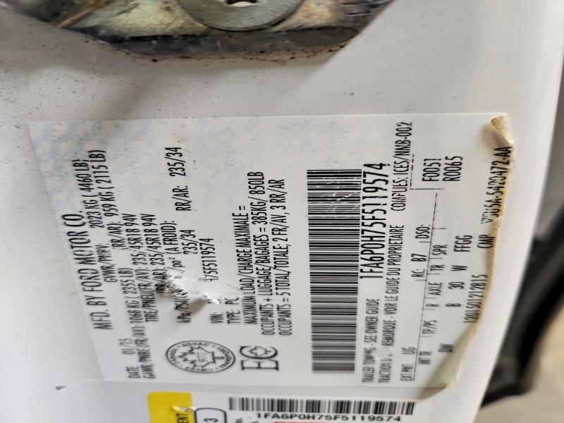 Aukcja sprzedaży 2015 Ford Fusion, vin: 1FA6P0H75F5119574, numer aukcji: 48507556