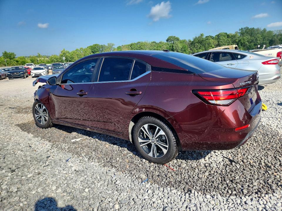 2022 Nissan Sentra მანქანა იყიდება აუქციონზე, vin: 3N1AB8CVXNY253282, აუქციონის ნომერი: 51197096