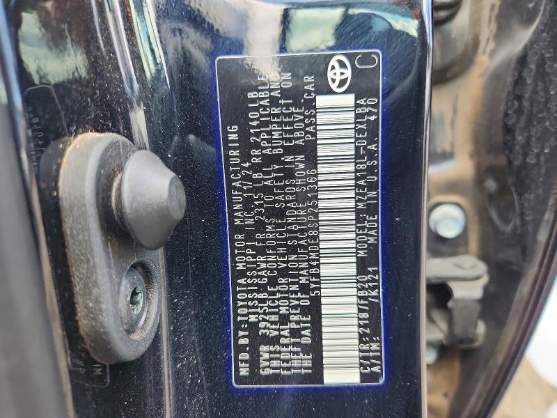 Aukcja sprzedaży 2025 Toyota Corolla, vin: 5YFB4MDE8SP251366, numer aukcji: 51441146