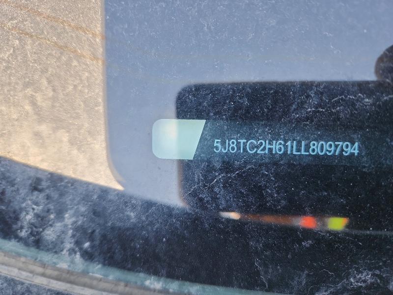 2020 Acura Rdx მანქანა იყიდება აუქციონზე, vin: 5J8TC2H61LL809794, აუქციონის ნომერი: 50642156