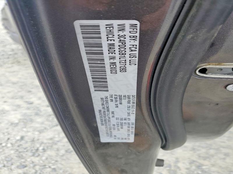 51767006 :رقم المزاد ، 3C4PDCGB1LT271393 vin ، 2020 Dodge Journey مزاد بيع