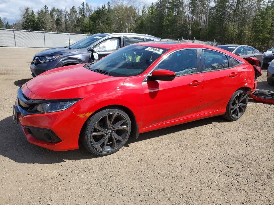 51996696 :رقم المزاد ، 2HGFC2F88LH009086 vin ، 2020 Honda Civic مزاد بيع