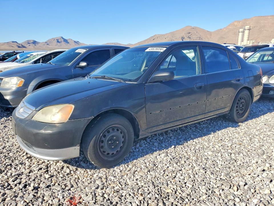 49628056 :رقم المزاد ، 1HGES16501L043280 vin ، 2001 Honda Civic مزاد بيع