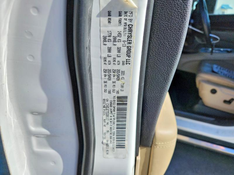 2013 Dodge Durango მანქანა იყიდება აუქციონზე, vin: 1C4SDJET7DC691117, აუქციონის ნომერი: 48175976