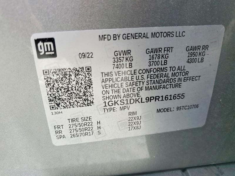 Продажа на аукционе авто 2023 Gmc Yukon, vin: 1GKS1DKL9PR161655, номер лота: 48918186