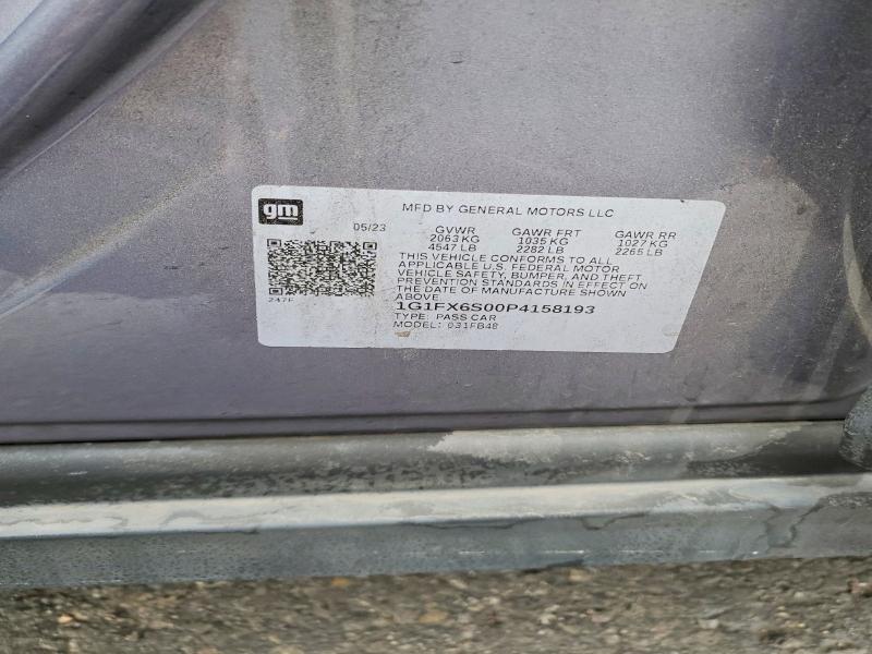 Продажа на аукционе авто 2023 Chevrolet Bolt Ev, vin: 1G1FX6S00P4158193, номер лота: 51719546