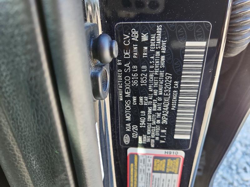 Продаж на аукціоні авто 2020 Kia Rio, vin: 3KPA24ADXLE320297, номер лоту: 49486286