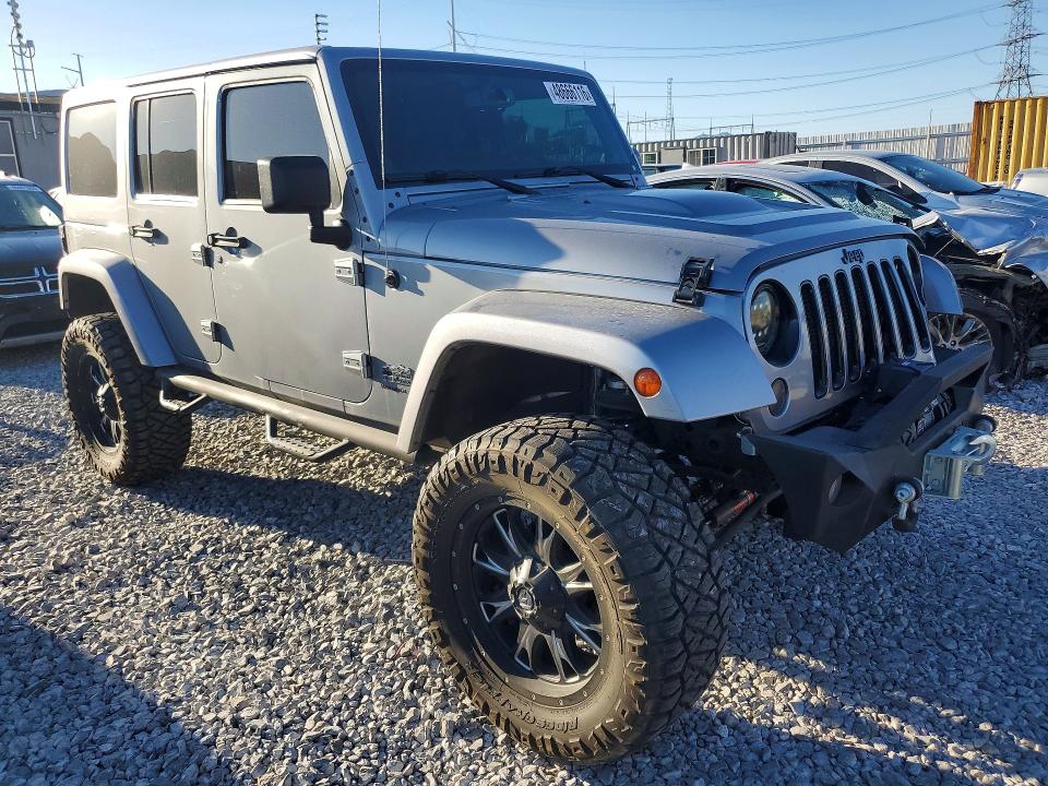 48666116 :رقم المزاد ، 1C4BJWEG0EL168144 vin ، 2014 Jeep Wrangler Unlimited مزاد بيع