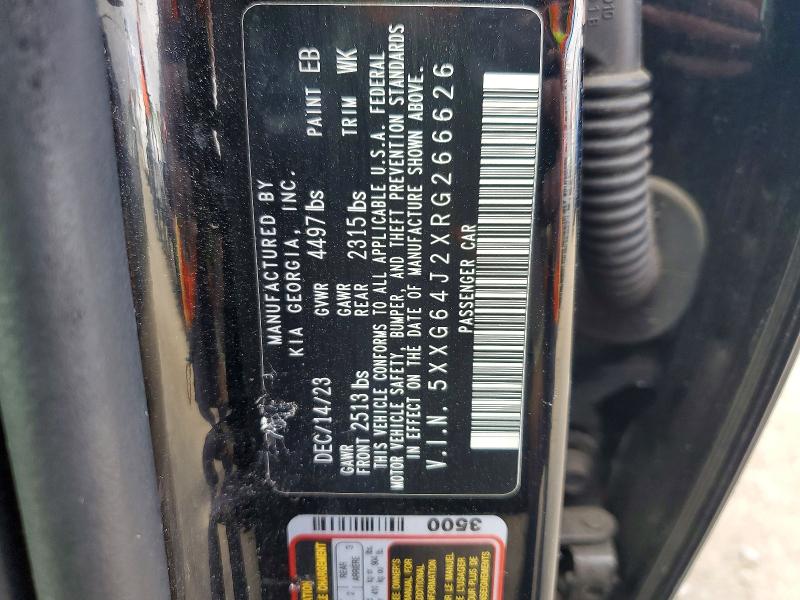 Aukcja sprzedaży 2024 Kia K5, vin: 5XXG64J2XRG266626, numer aukcji: 50677786