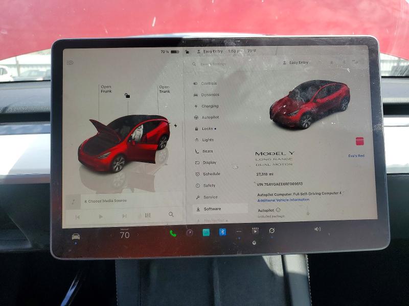 Aukcja sprzedaży 2024 Tesla Model Y, vin: 7SAYGAEE6RF069513, numer aukcji: 50157086