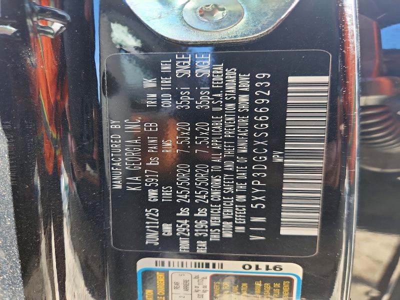 Aukcja sprzedaży 2025 Kia Telluride, vin: 5XYP3DGCXSG669239, numer aukcji: 48855016