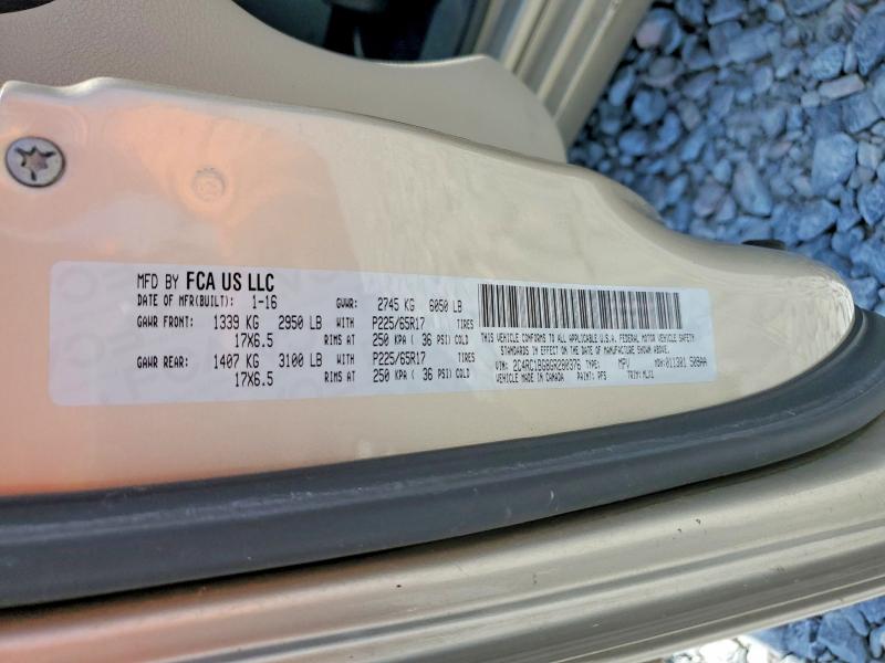 48931146 :رقم المزاد ، 2C4RC1BG8GR280376 vin ، 2016 Chrysler Town & Country مزاد بيع