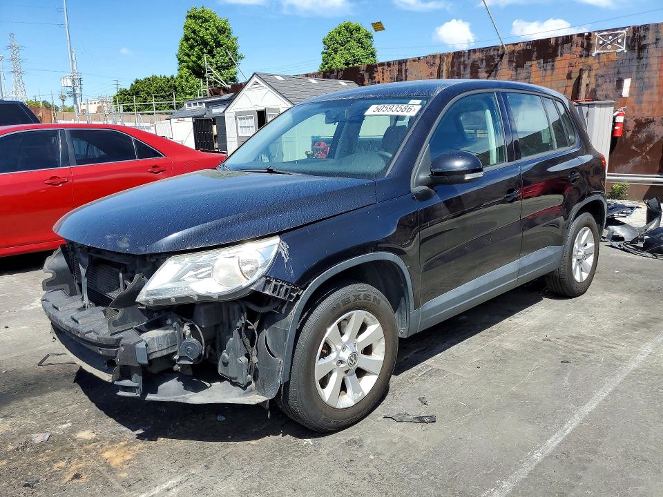 50593586 :رقم المزاد ، WVGBV7AX5AW521529 vin ، 2010 Volkswagen Tiguan مزاد بيع