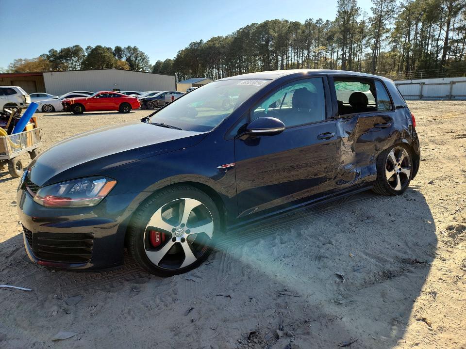 49584006 :رقم المزاد ، 3VW547AU1HM022051 vin ، 2017 Volkswagen Gti مزاد بيع