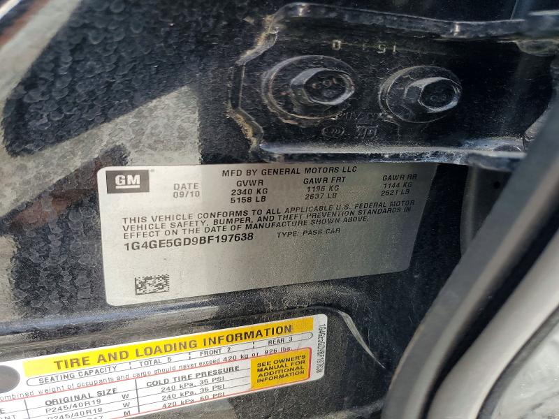 Продажа на аукционе авто 2011 Buick Lacrosse, vin: 1G4GE5GD9BF197638, номер лота: 48690266