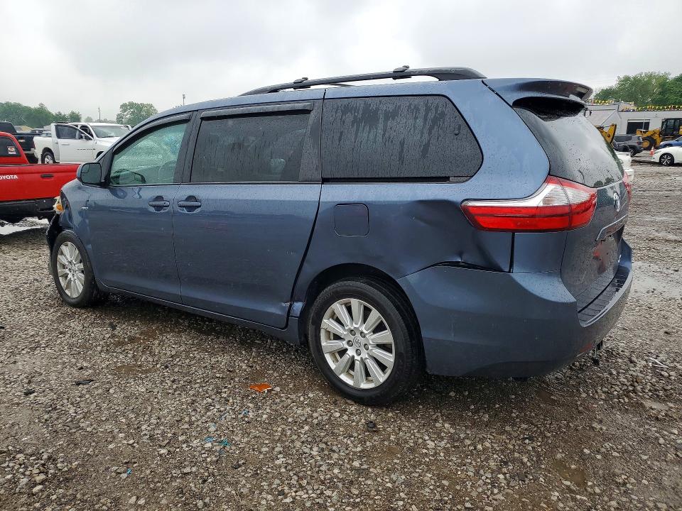 51821326 :رقم المزاد ، 5TDJZ3DC2HS162639 vin ، 2017 Toyota Sienna مزاد بيع