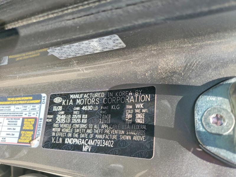 Продаж на аукціоні авто 2021 Kia Sportage, vin: KNDPN3AC4M7913402, номер лоту: 50969946