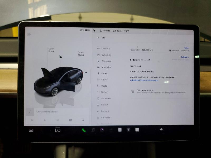 Aukcja sprzedaży 2023 Tesla Model 3, vin: 5YJ3E1EA6PF449166, numer aukcji: 51206536