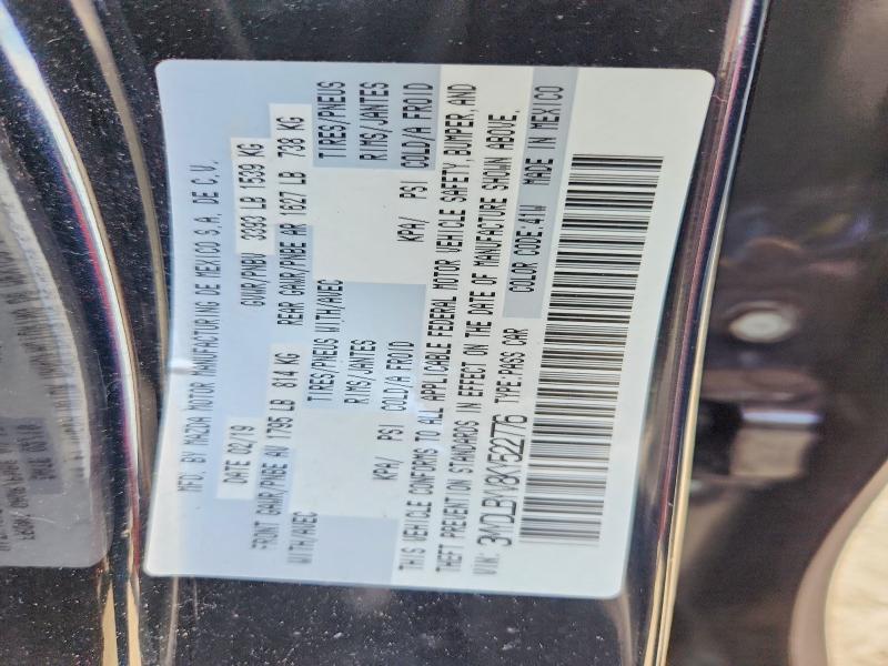 51906356 :رقم المزاد ، 3MYDLBYV8KY522776 vin ، 2019 Toyota Yaris مزاد بيع