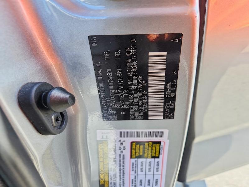 50295466 :رقم المزاد ، 5TDZZRAH7NS121165 vin ، 2022 Toyota Highlander مزاد بيع