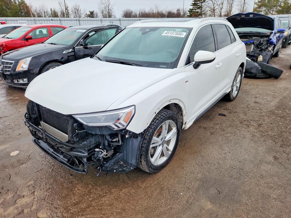 2020 Audi Q3 მანქანა იყიდება აუქციონზე, vin: WA1FECF3XL1077059, აუქციონის ნომერი: 49107806
