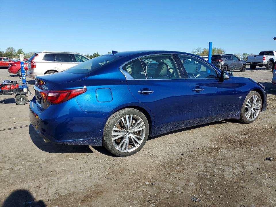 48843726 :رقم المزاد ، JN1EV7AR9KM590131 vin ، 2019 Infiniti Q50 مزاد بيع