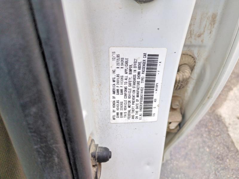 49783046 :رقم المزاد ، 1HGCR3F85GA014452 vin ، 2016 Honda Accord مزاد بيع