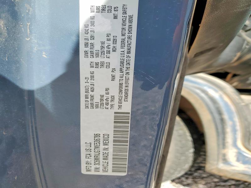Продажа на аукционе авто 2021 Ram Promaster 3500, vin: 3C6MRVJG7ME536786, номер лота: 47230266