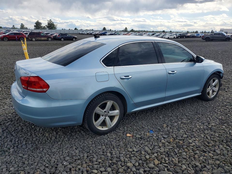 2012 Volkswagen Passat მანქანა იყიდება აუქციონზე, vin: 1VWBN7A34CC045647, აუქციონის ნომერი: 51124986