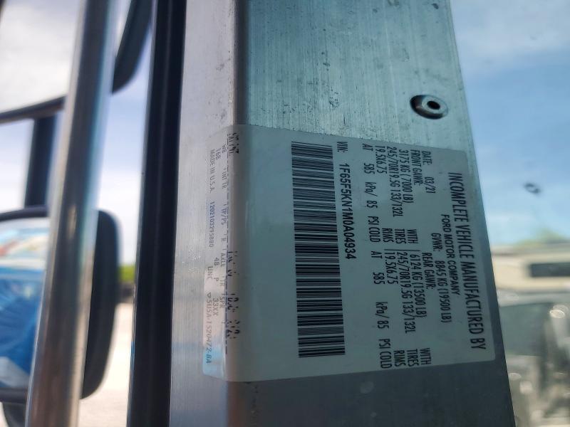 Продажа на аукционе авто 2021 Ford F59, vin: 1F65F5KN1M0A04934, номер лота: 48963496