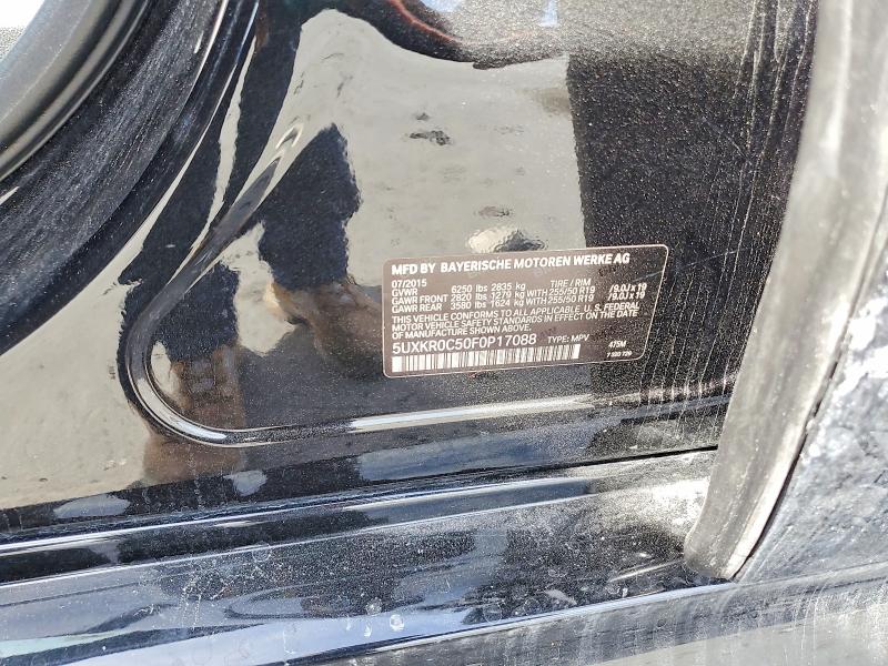 2015 Bmw X5 მანქანა იყიდება აუქციონზე, vin: 5UXKR0C50F0P17088, აუქციონის ნომერი: 49060906