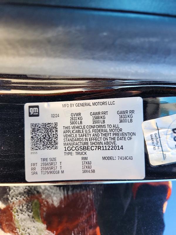 Aukcja sprzedaży 2024 Chev Colorado, vin: 1GCGSBEC7R1122014, numer aukcji: 48578316