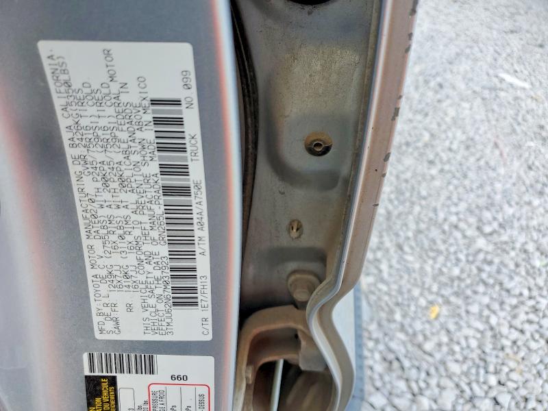 49405976 :رقم المزاد ، 3TMJU62N67M037923 vin ، 2007 Toyota Tacoma مزاد بيع