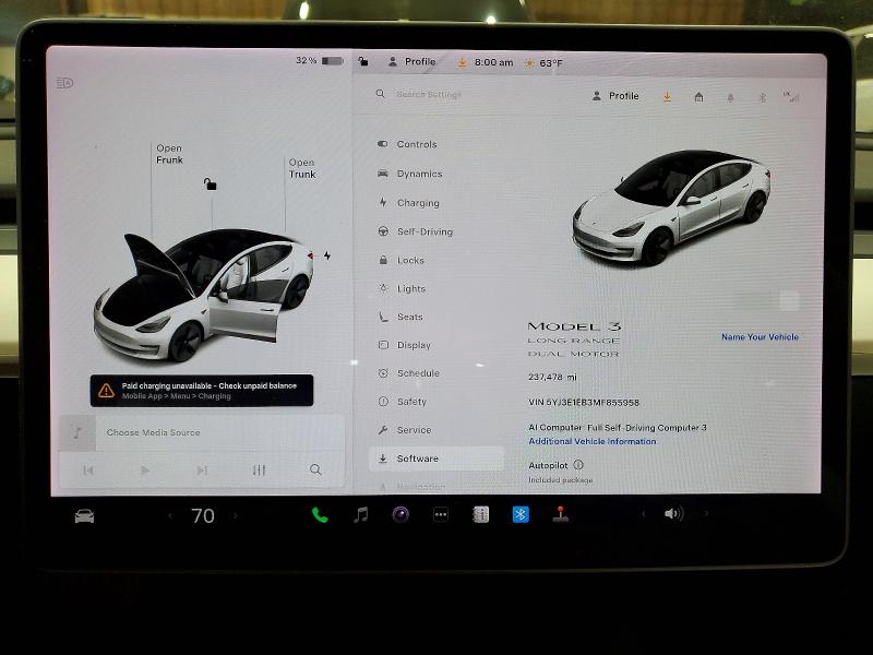 Продажа на аукционе авто 2021 Tesla Model 3, vin: 5YJ3E1EB3MF855958, номер лота: 50943636