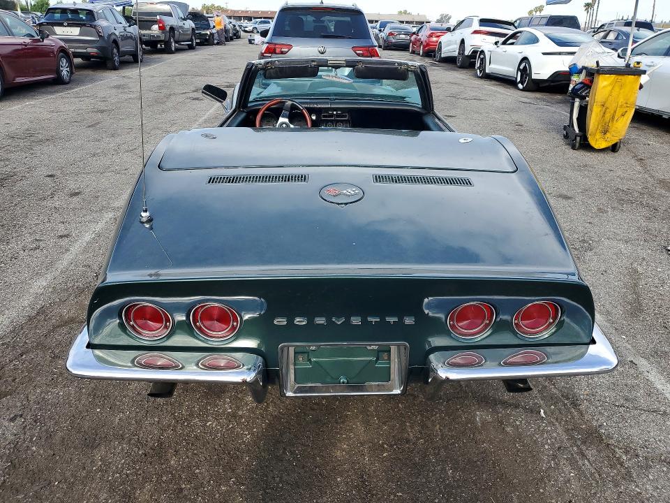 48860696 :رقم المزاد ، 194678S406428 vin ، 1968 Chevrolet Corvette مزاد بيع