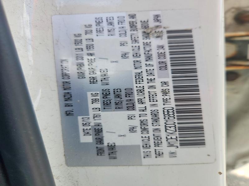 Aukcja sprzedaży 2013 Mazda Mazda2, vin: JM1DE1KZ3D0168550, numer aukcji: 50439106