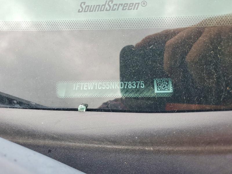 Aukcja sprzedaży 2022 Ford F150, vin: 1FTEW1C55NKD78375, numer aukcji: 51665456