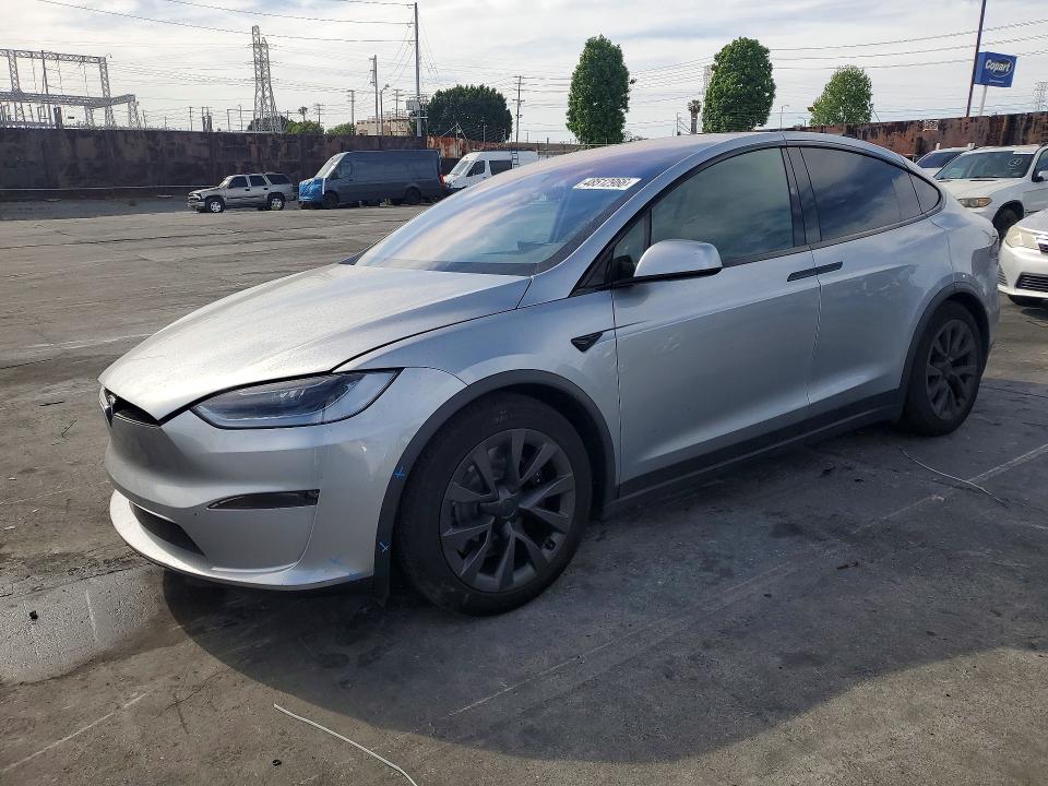 48512966 :رقم المزاد ، 7SAXCDE55RF458345 vin ، 2024 Tesla Model X مزاد بيع
